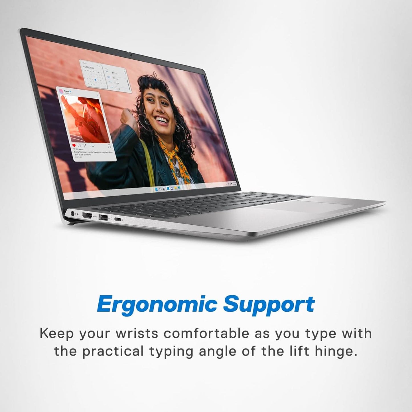 Dell Inspiron 3530 Laptop, 13th Gen Intel Core i5-1334U Processor, 16GB, 512GB SSD, 15.6"(39.62cm) FHD 120Hz 250 nits, Backlit KB, Windows 11 + MSO'24 & 15 Month McAfee, Silver, Thin & Light- 1.62kg