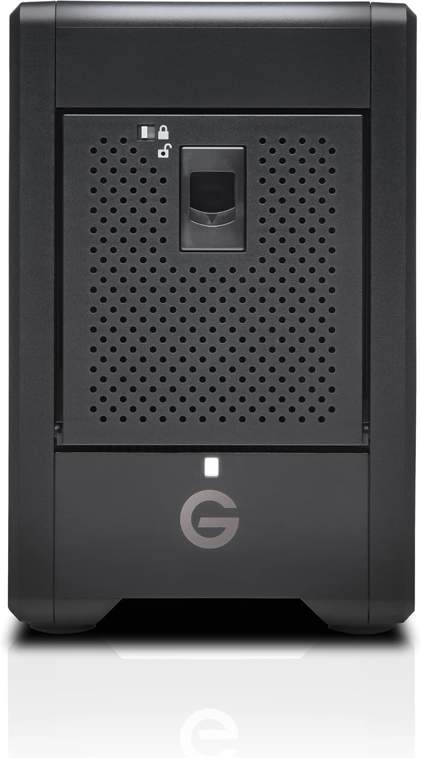 SANDISK PROFESSIONAL 96TB G-RAID SHUTTLE 4 - ENTERPRISE-CLASS 4-BAY EXTERNAL HARD DRIVE, THUNDERBOLT 3 - SDPH34H-096T-MBAAB