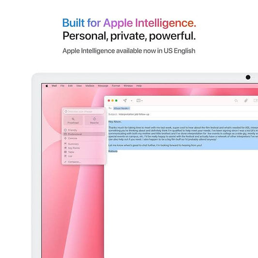 Apple 24-inch iMac with Retina 4.5K display M4 chip with 10 core CPU and 10 core GPU, 24GB, 512GB SSD - Pink