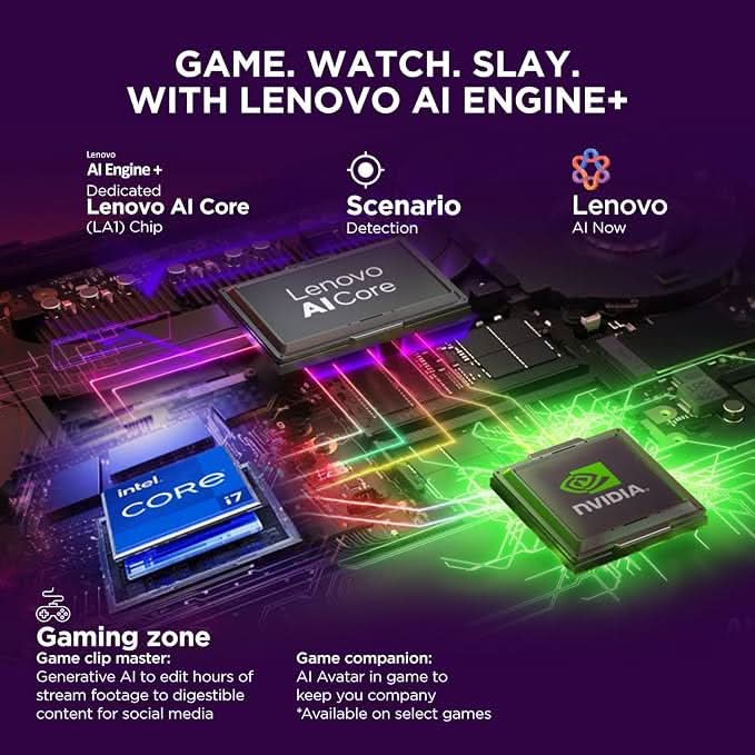 Lenovo LOQ 2025 Intel Core i7-13645HX, NVIDIA RTX 5060 8GB (16GB RAM/1TB SSD/144Hz Refresh Rate/572 AI TOPS/15.6 Inch (39.6cm)/Windows 11/Office 2024/3 Mon. Game Pass/Grey/2.4Kg), 83JE019WIN