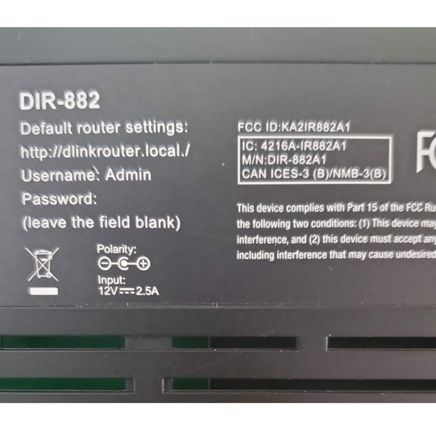 DLINK WIRELESS AC2600 MU-MIMO ROUTER DIR-882