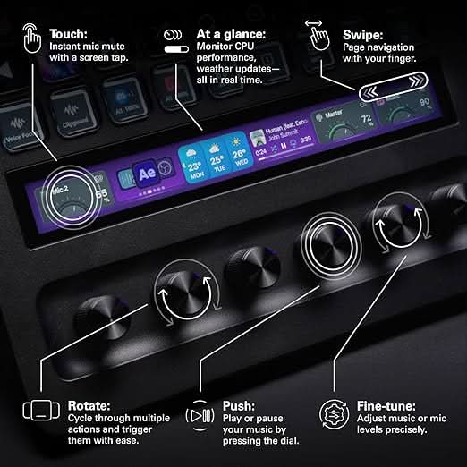 Elgato Stream Deck + XL – Customizable Control Platform with Macro Keys for PC and Mac