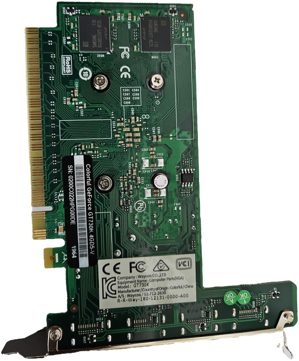 COLORFUL GEFORCE GT 730 4GB GDDR5 RAM GRAPHIC CARD