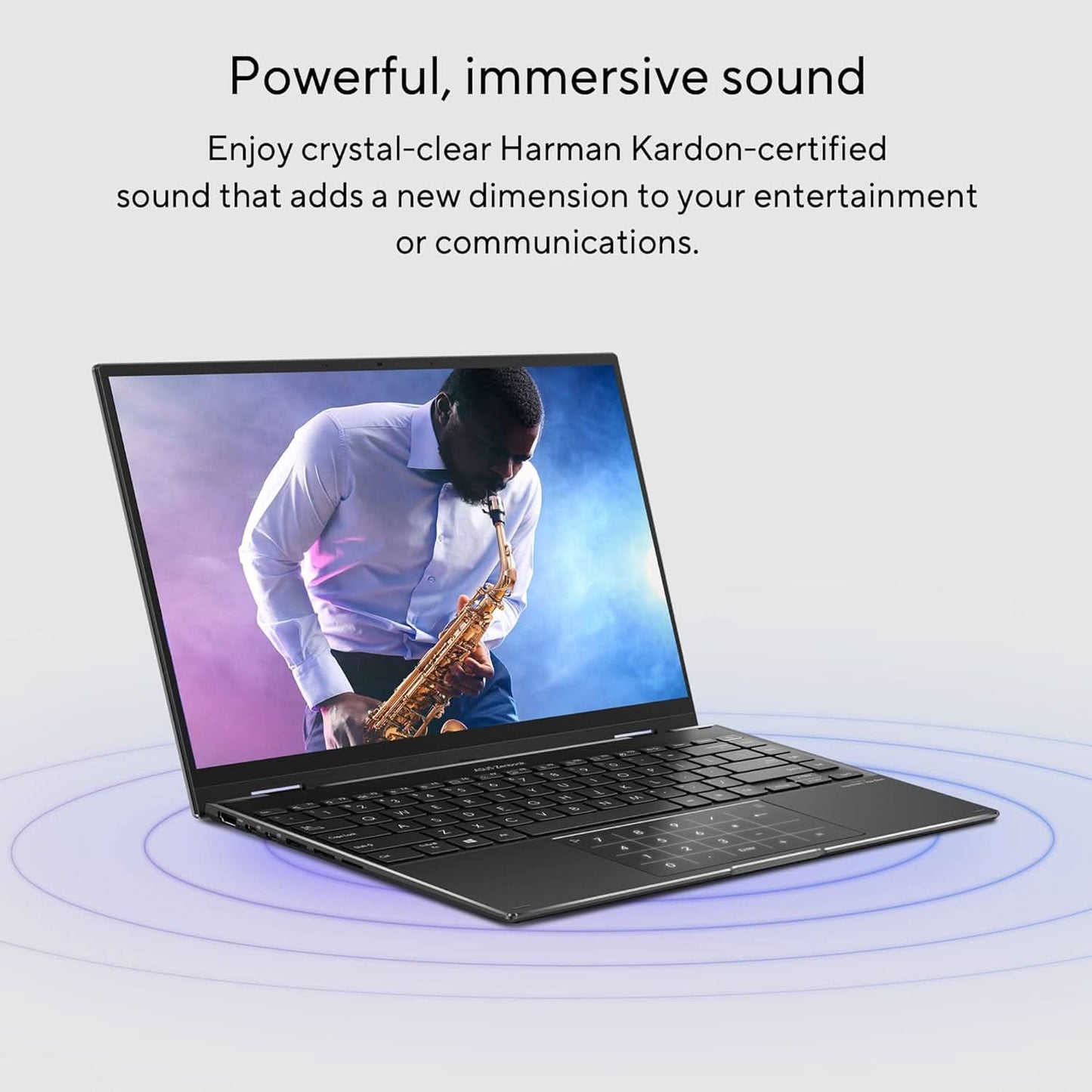 ASUS Zenbook 14 Flip OLED (2022), 14-inch (35.56 cm) 2.8K OLED Touch 90Hz, AMD Ryzen 7 5800H, 2-in1 Laptop (16GB/1TB SSD/Office 2021/Windows 11/Integrated Graphics/Black/1.4 kg), UN5401QA-KN701WS