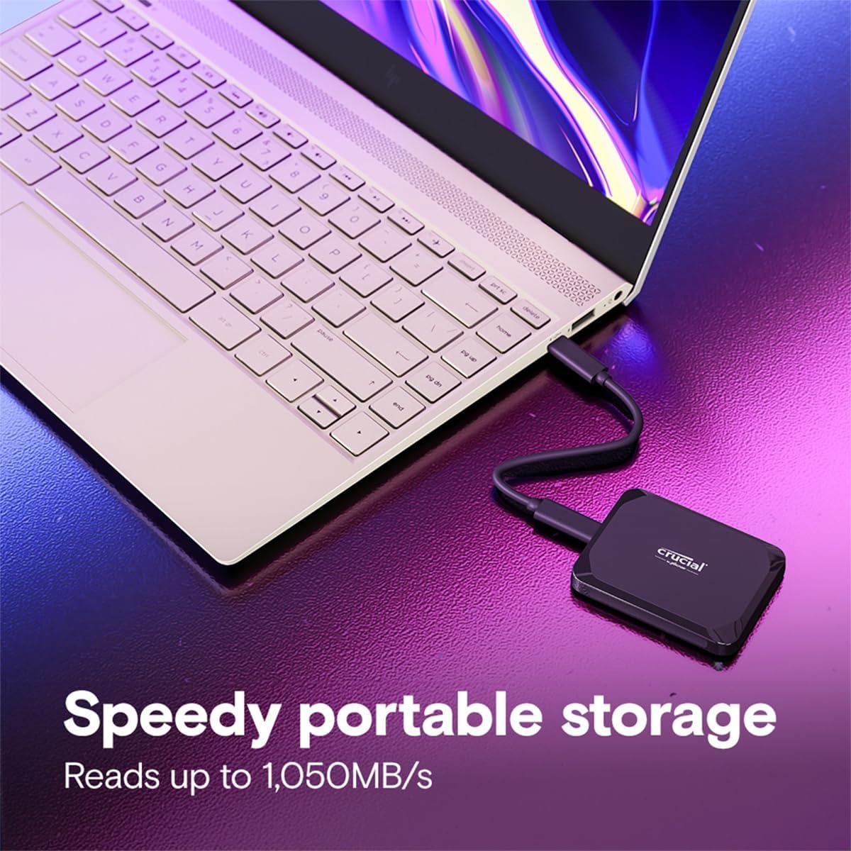 CRUCIAL X9 2TB PORTABLE SSD CT2000X9SSD9 CT2000X9SSD9
