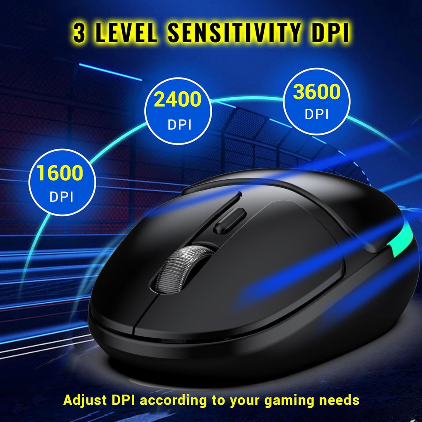 ANT ESPORTS GM325 PRO MINI WIRELESS STATIC RGB GAMING MOUSE
