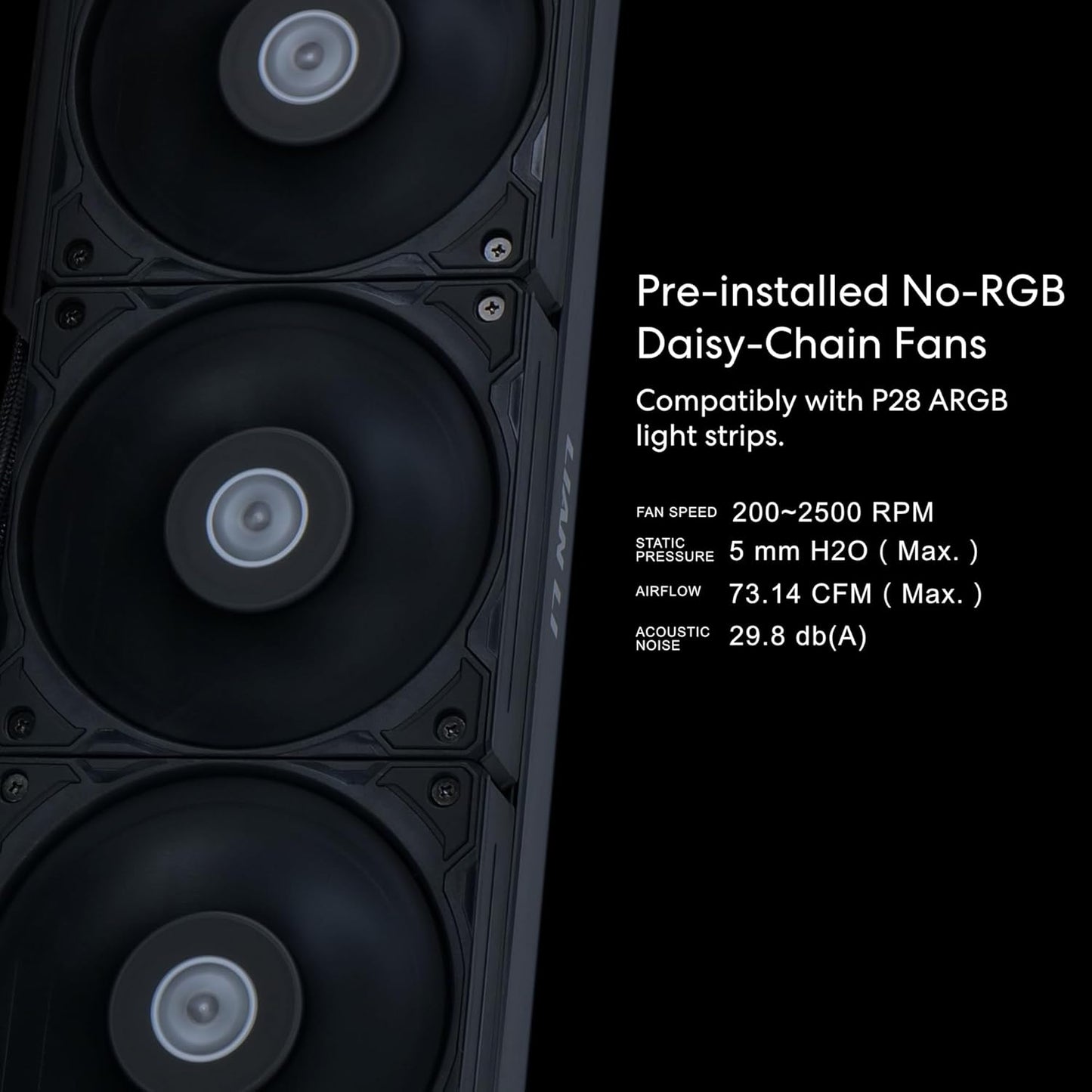 LIAN LI HYDROSHIFT LCD 360S LIQUID COOLER WITH HEATSINK- BLACK (G89.GHSLCD36SB.IN)