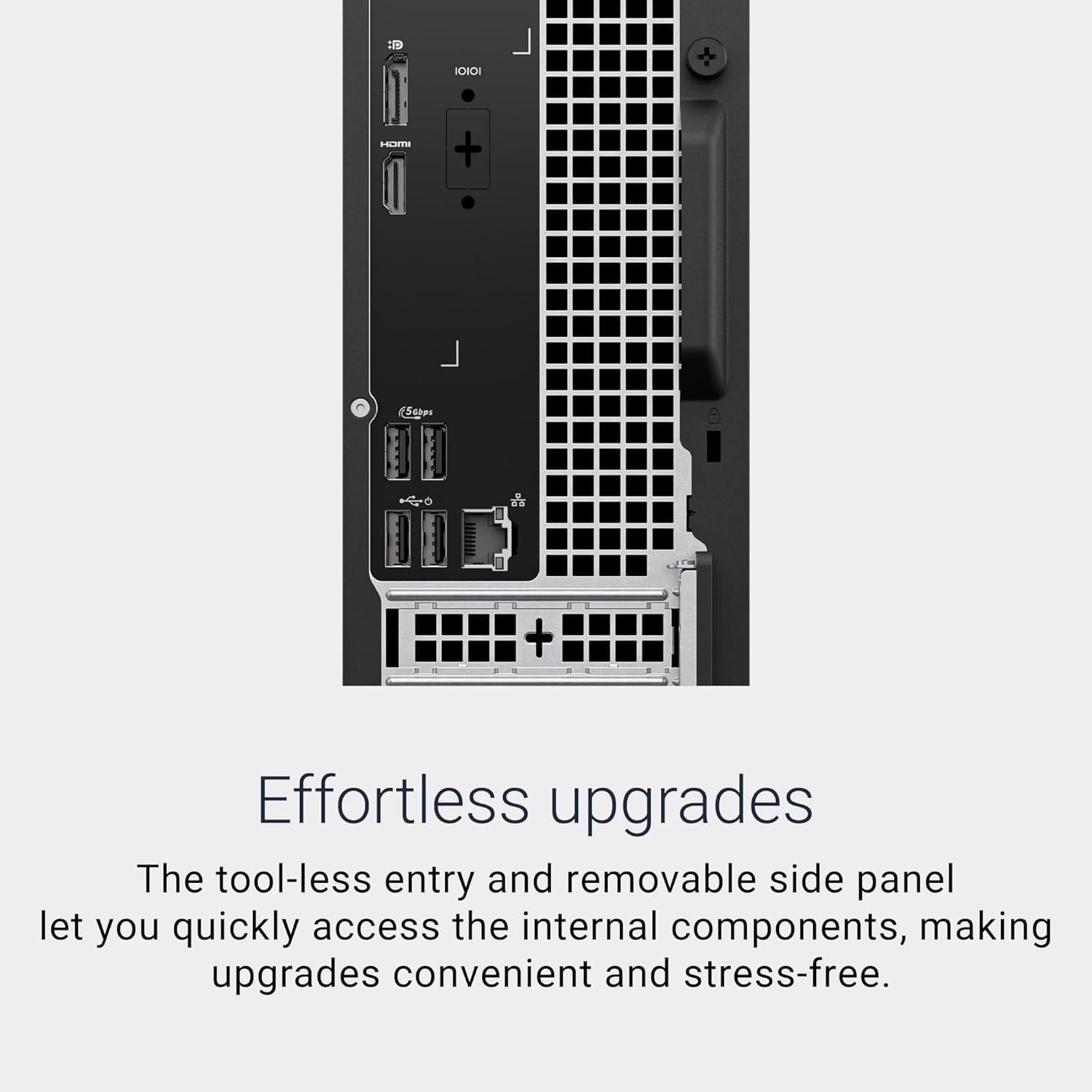 Dell Slim Desktop ECS1250 - Intel Core i3 14100 Processor, 8GB DDR5 RA