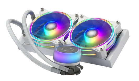 COOLER MASTER MASTERLIQUID ML240 ILLUSION CPU LIQUID COOLER (WHITE) (MLX-D24M-A18PW-R1)