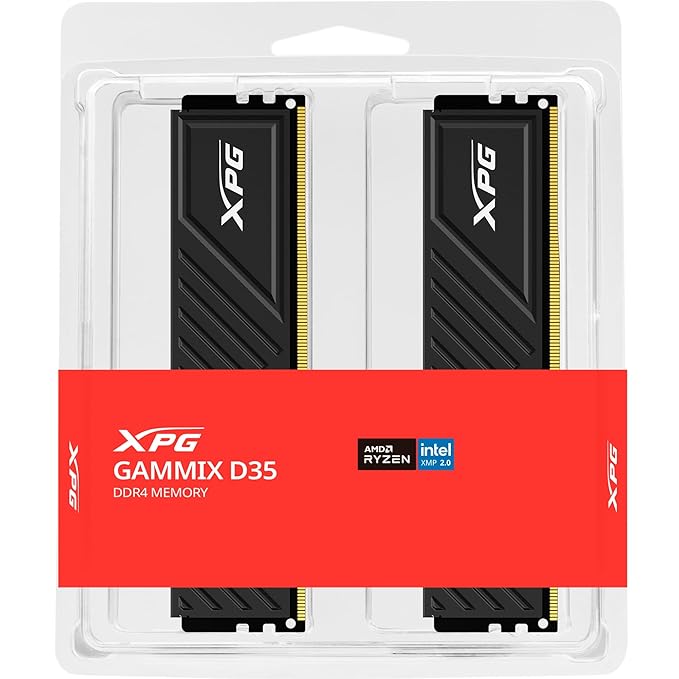 XPG DDR4 64GB (32X2) XPG 3200 MHZ GAMMIX BLACK