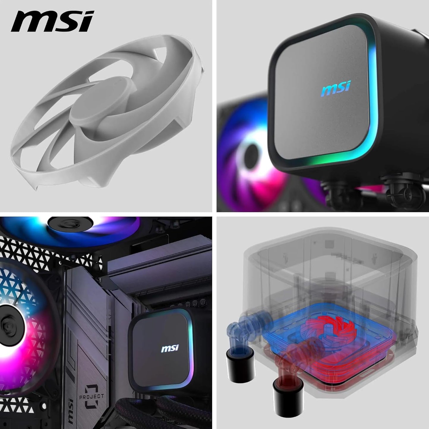 MSI MAG CORELIQUID A13 240 AIO CPU LIQUID COOLER BLACK