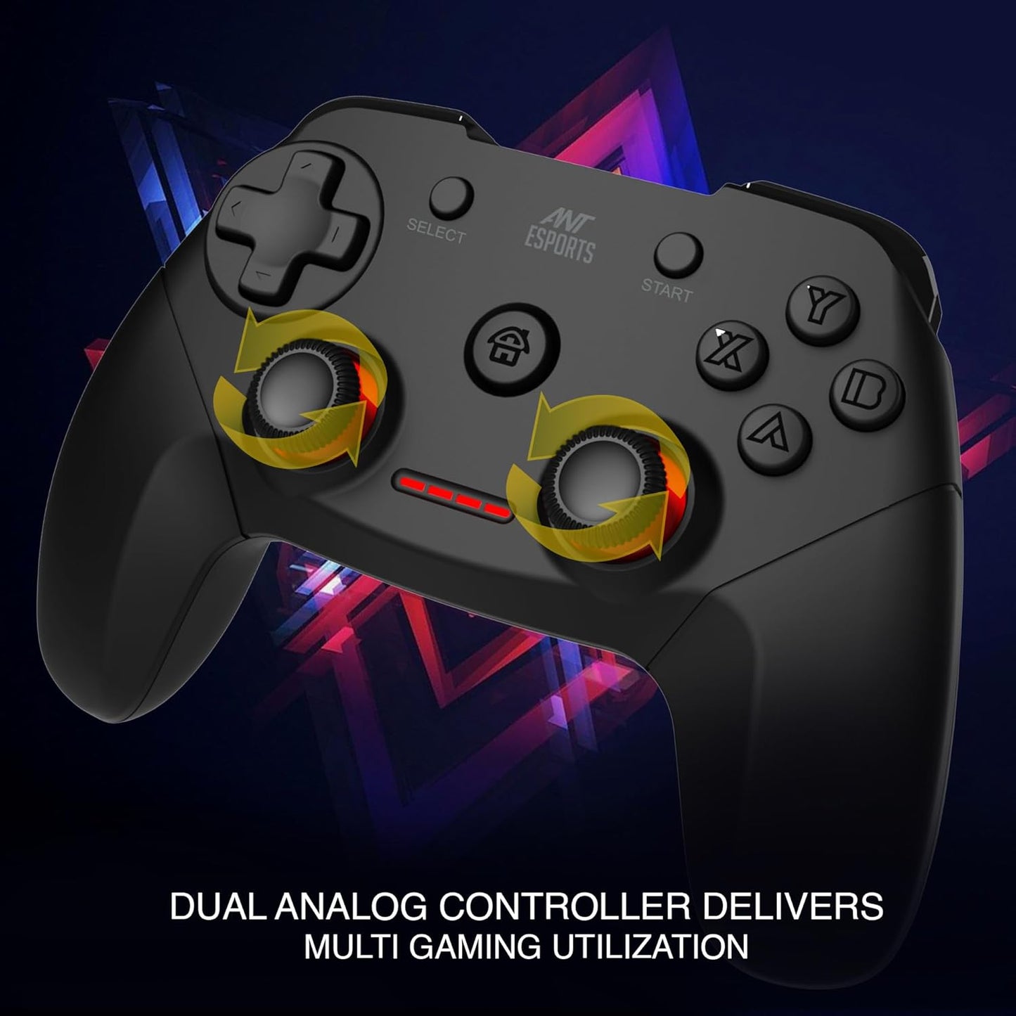 ANT ESPORTS GP300 PRO V2 WIRELESS GAME PAD - BLACK (ETA-SD-20190702423)