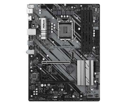 ASROCK B460 PHANTOM GAMING 4 INTEL LGA1200 MOTHERBOARD