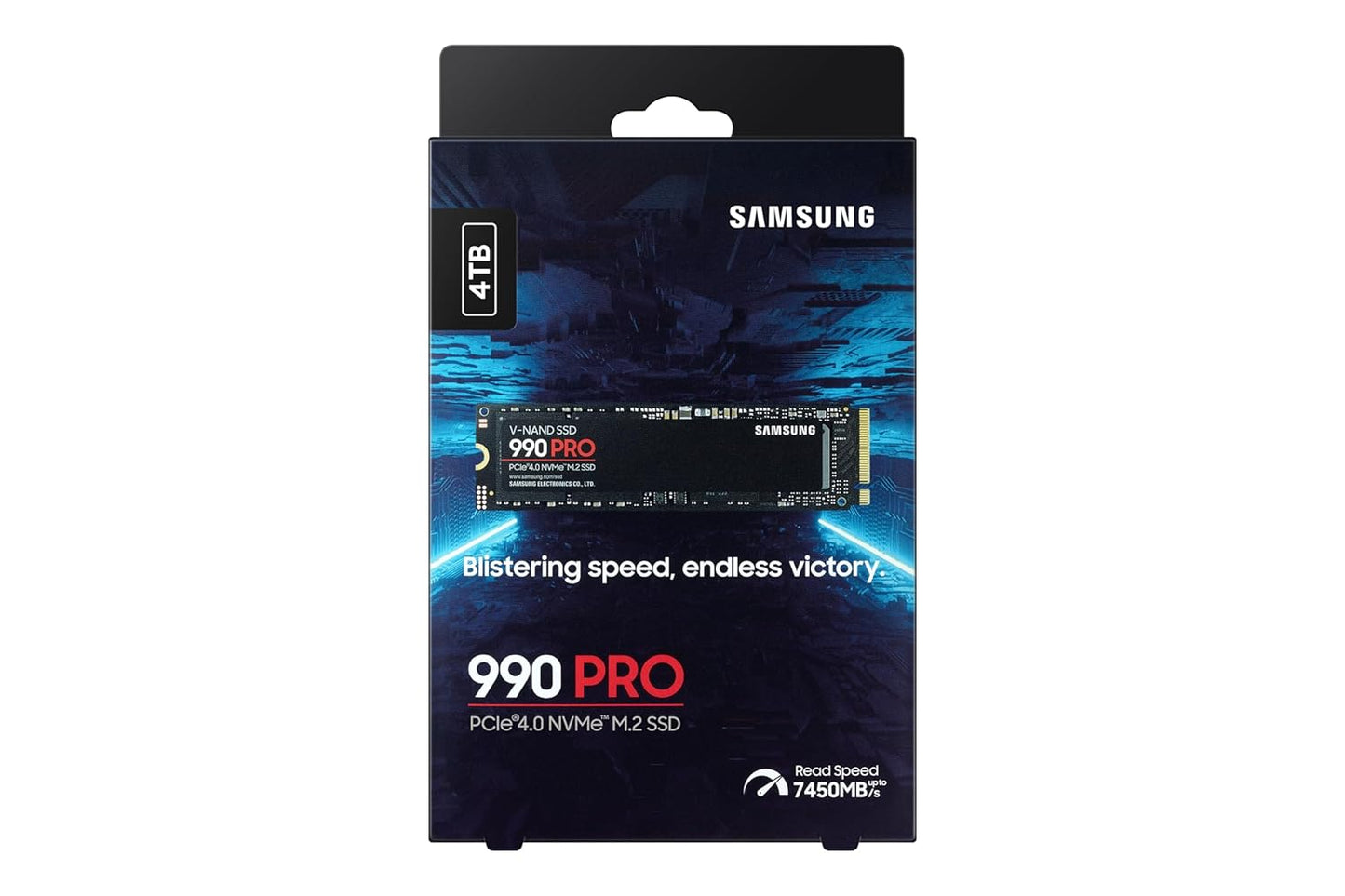 SAMSUNG 990 PRO SSD 4TB - MZ-V9P4T0BW, BLACK