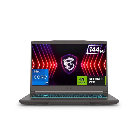 MSI THIN 15 2238IN LAPTOP (INTEL 12TH GEN. CORE I7-12650H / 40CM FHD 144HZ / 16GB / 512GB NVME SSD / WINDOWS 11 HOME / MSO H&S 21 / NVIDIA GEFORCE RTX 4050)