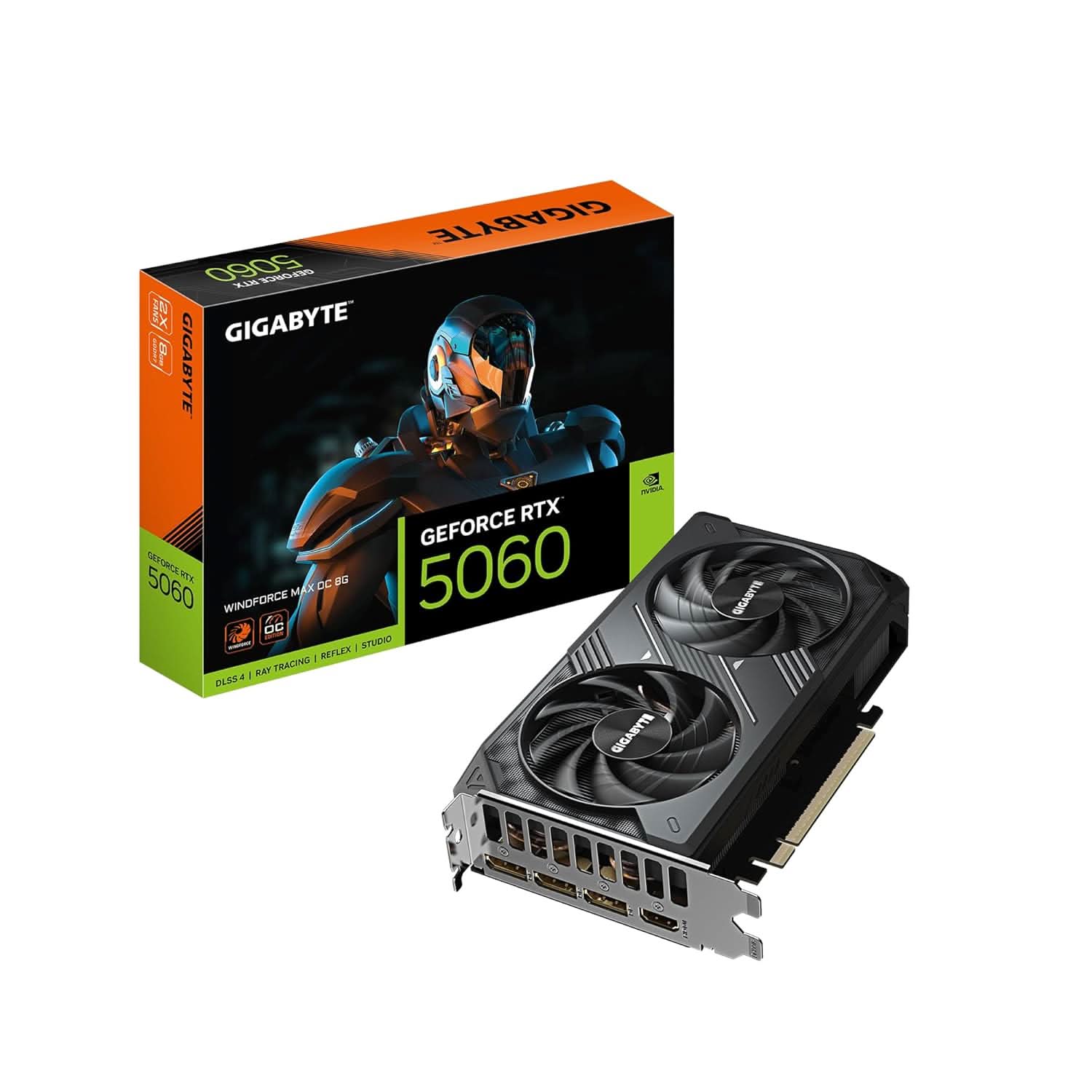 GIGABYTE GeForce RTX 5060 WINDFORCE MAX OC 8GB GRAPHIC CARD