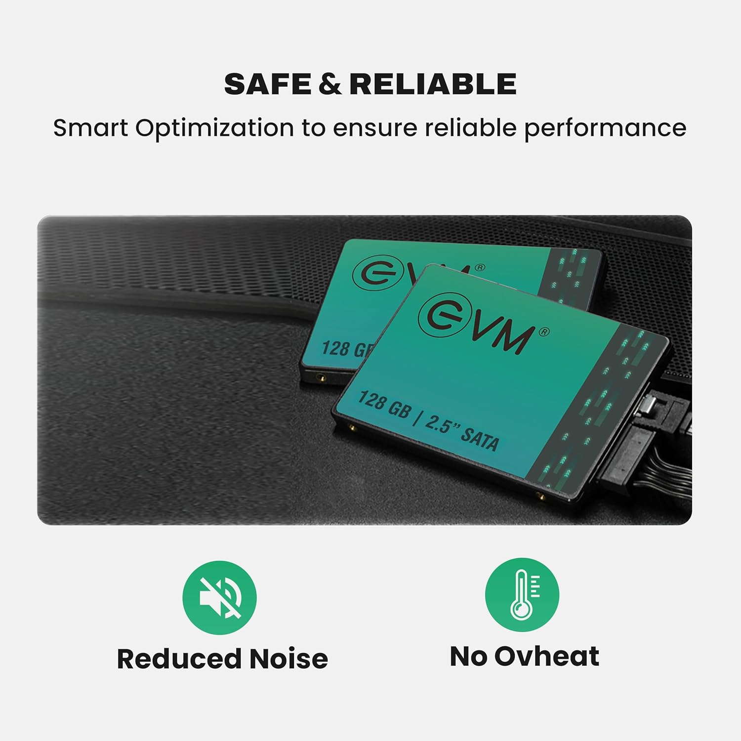 ZEBRONICS SD13 128GB SSD,ULTRA LOW POWER CONSUMPTION, S.M.A.R.T. THERM
