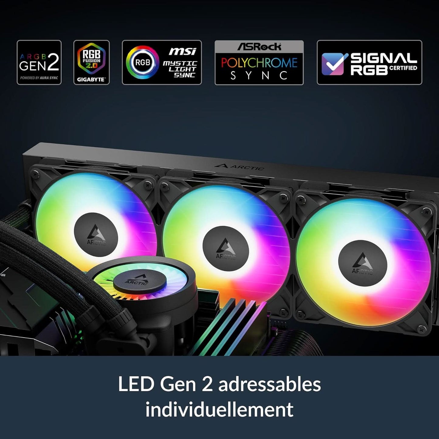 ARCTIC Liquid Freezer III Pro 360 A-RGB - AIO CPU Cooler Black