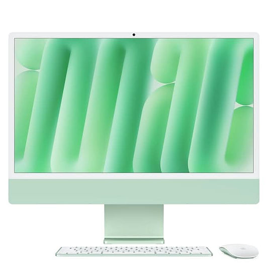 Apple 24-inch iMac with Retina 4.5K display M4 chip with 10 core CPU and 10 core GPU, 24GB, 512GB SSD - Green