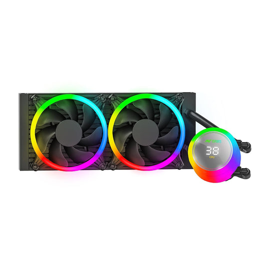 ANT ESPORTS ICE CHROMA ML240 ARGB 240MM CPU LIQUID COOLER BLACK