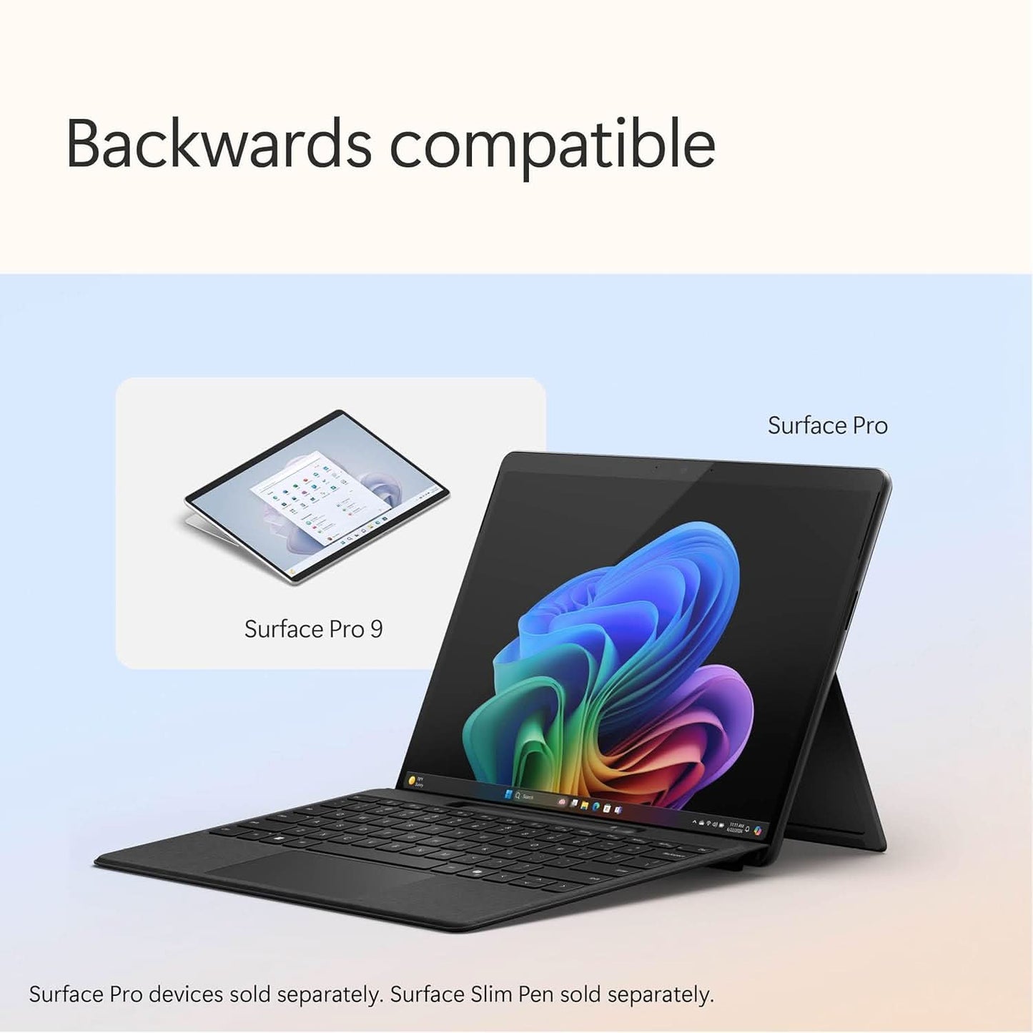 Microsoft Surface Pro 11 Keyboard with Pen Storage Black - EP2-01841