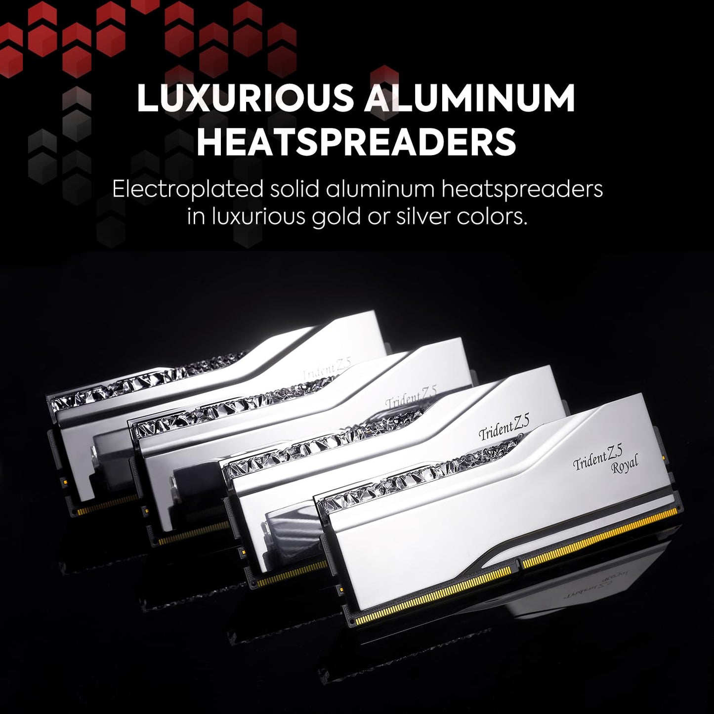 G.SKILL TRIDENT Z5 ROYAL INTEL XMP 32GB (2X16GB) DDR5 7200 MHZ F5-7200J3445G16GX2-TR5S RAM