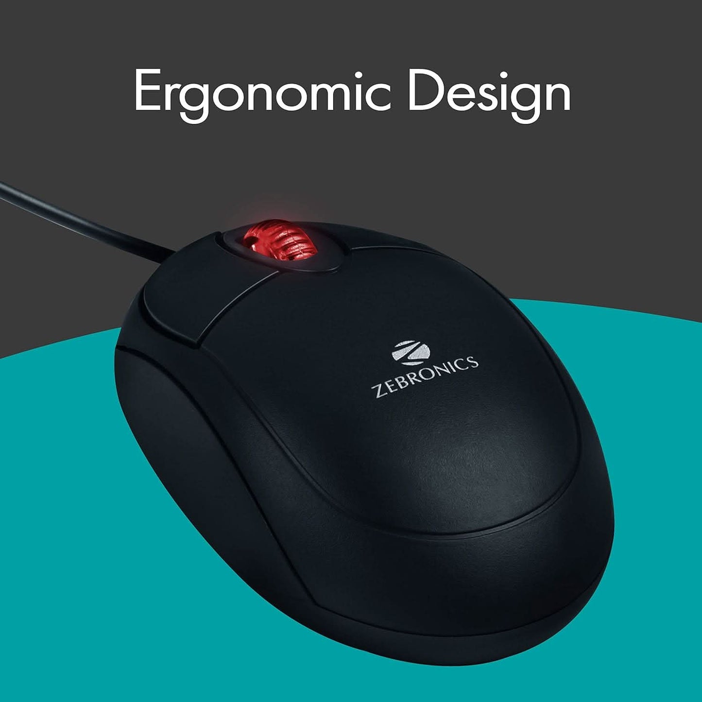 Zebronics Rise Wired Optical Mouse