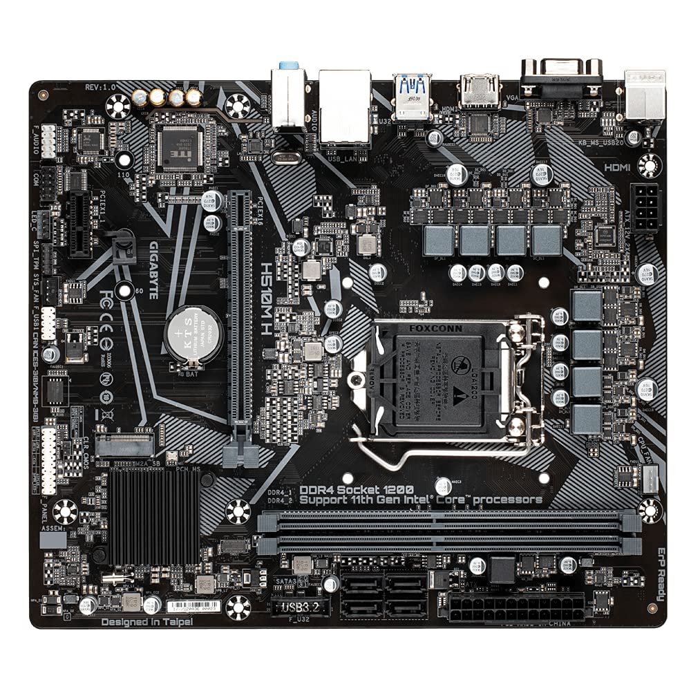 GIGABYTE GA-H510M-H INTEL LGA1200 MOTHERBOARD