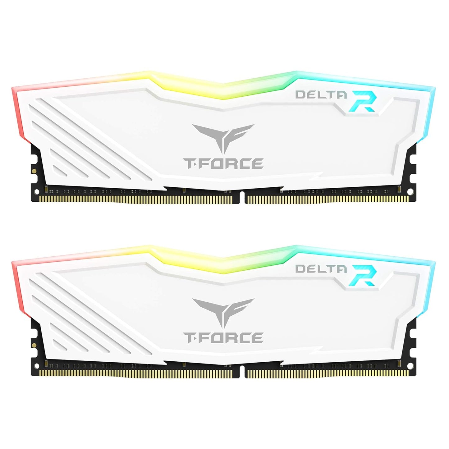 TEAMGROUP T-FORCE DELTA RGB 16GB (8GBX2) DDR4 3600MHZ DESKTOP RAM (WHITE)