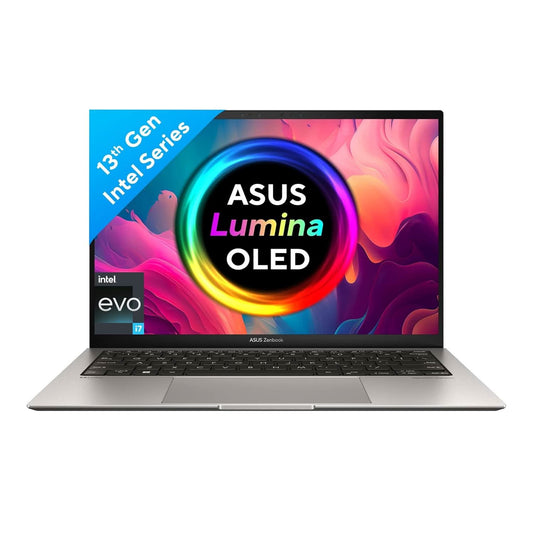 ASUS Zenbook S 13 OLED (2023), 1kg Weight & 1cm Thin, Intel Core EVO i7-1355U 13th Gen, 13.3 Inch 2.8K OLED, Thin & Light Laptop (32GB/1TB SSD/Iris Xe/Win 11/Office 2021/63WHrs/Grey), UX5304VA-NQ762WS