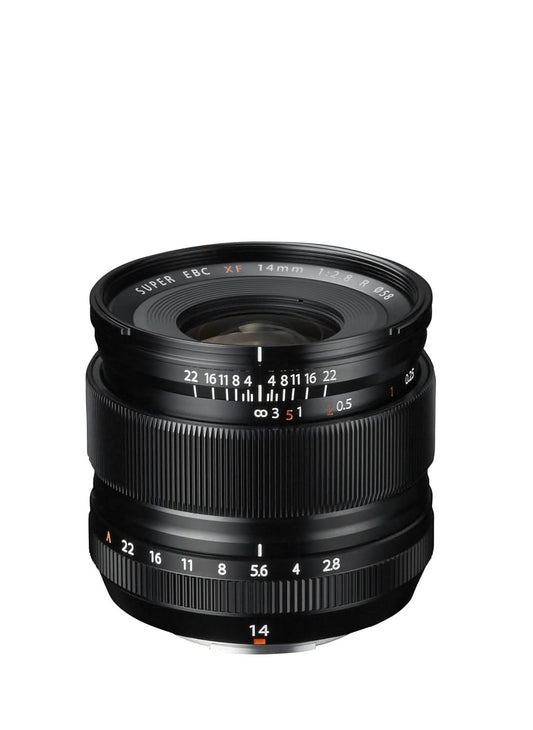 FUJIFILM FUJINON XF 14MM F2.8 R WR WIDE ANGLE PRIME LENS WITH EBC COATING TO REDUCE FLARE AND GHOSTING, GOOD FOR LOW LIGHTING CONDITIONS |STREET (FULL FRAME EQUIVALENT = 21MM) WITH 2+1* YEAR WARRANTY