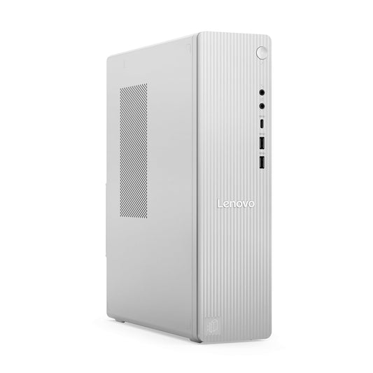 Lenovo IdeaCentre Tower 14th Gen Core i3-14100 (8GB RAM/512GB SSD/Intel UHD Graphics/Win 11/Microsoft 365 Basic + Office Home 2024/Wifi 6/Bluetooth 5.2/USB Calliope Keyboard & Mouse/Grey), 90XS005JIN