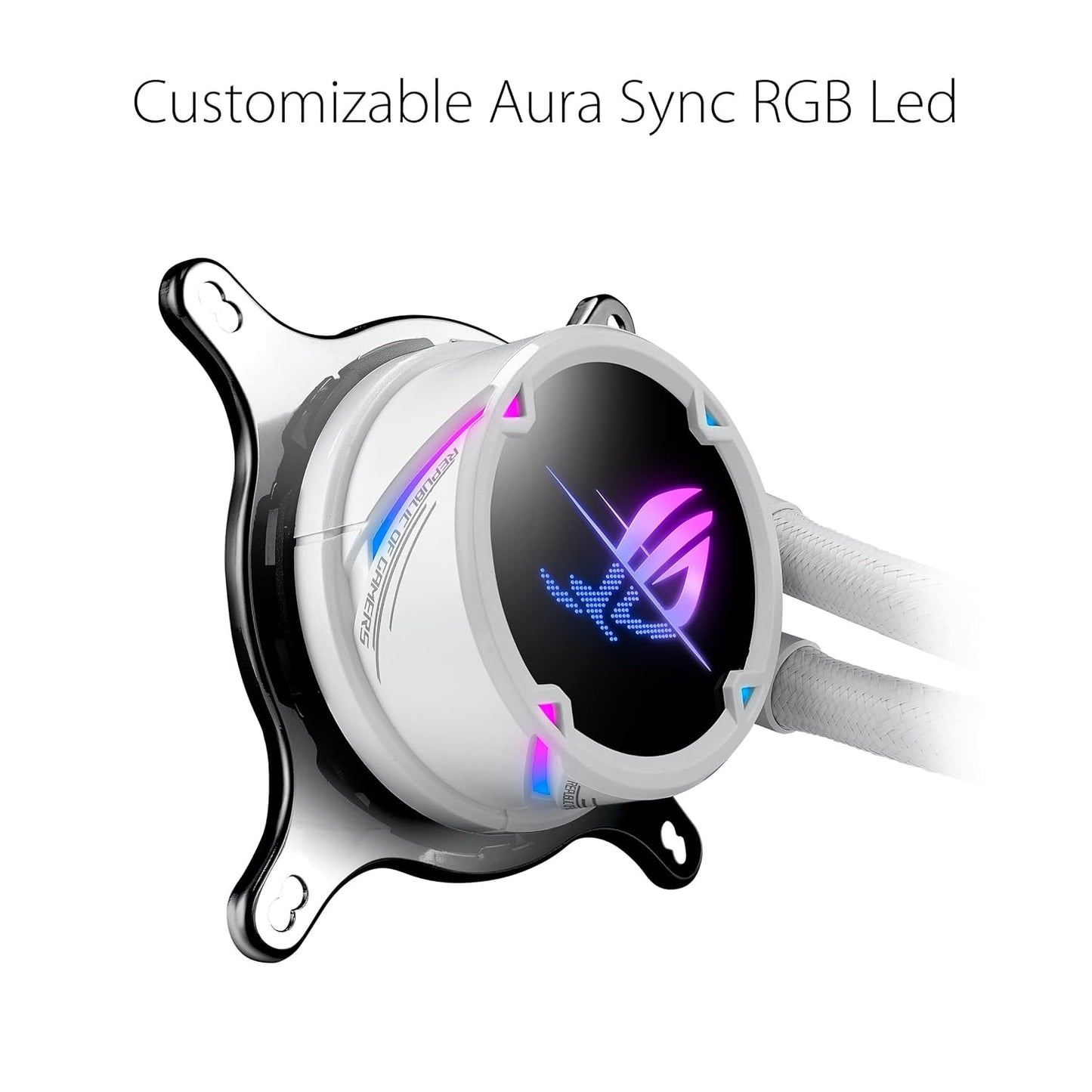 ASUS ROG STRIX LC II 360 ARGB WHITE EDITION AIO 360MM CPU LIQUID COOLER