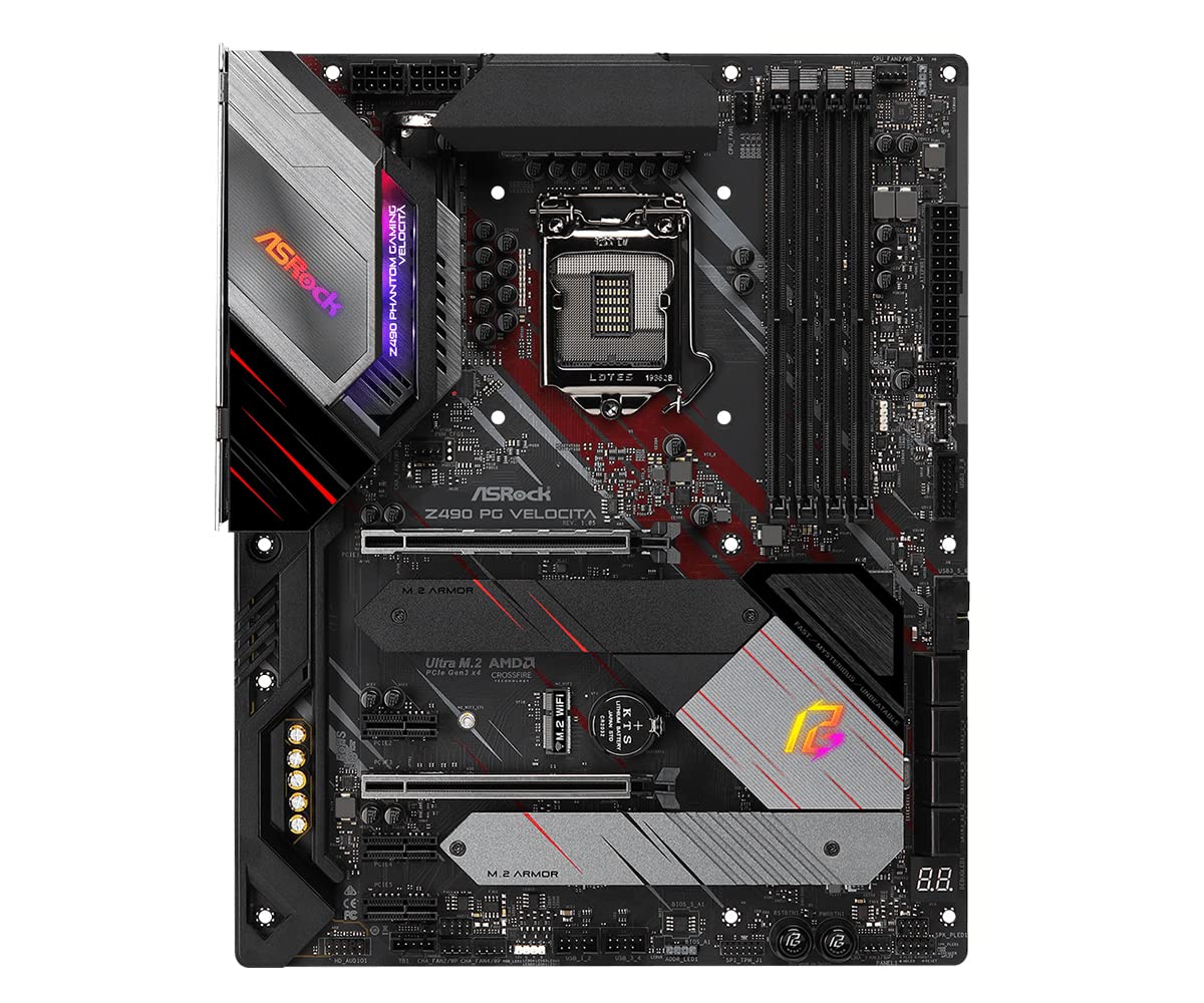 ASROCK Z490 PG VELOCITA INTEL Z490 ATX MOTHERBOARD