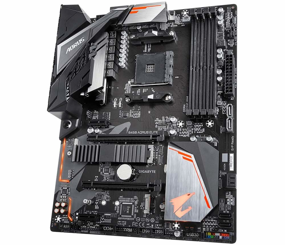 GIGABYTE GA-B450 AORUS ELITE AMD AM4 MOTHERBOARD