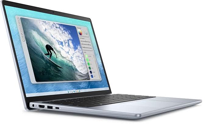 Dell Pro 14 PV 14250 Laptop, Intel Core 3 100U, 8GB RAM, 512GB SSD, 14 Inch FHD Display, DOS, Silver