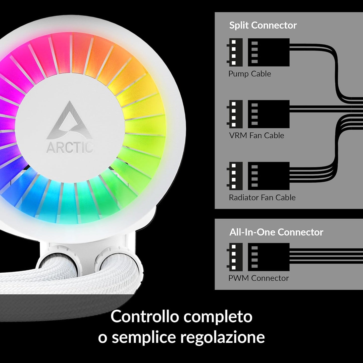 ARCTIC LIQUID FREEZER III-240 A-RGB (WHITE)