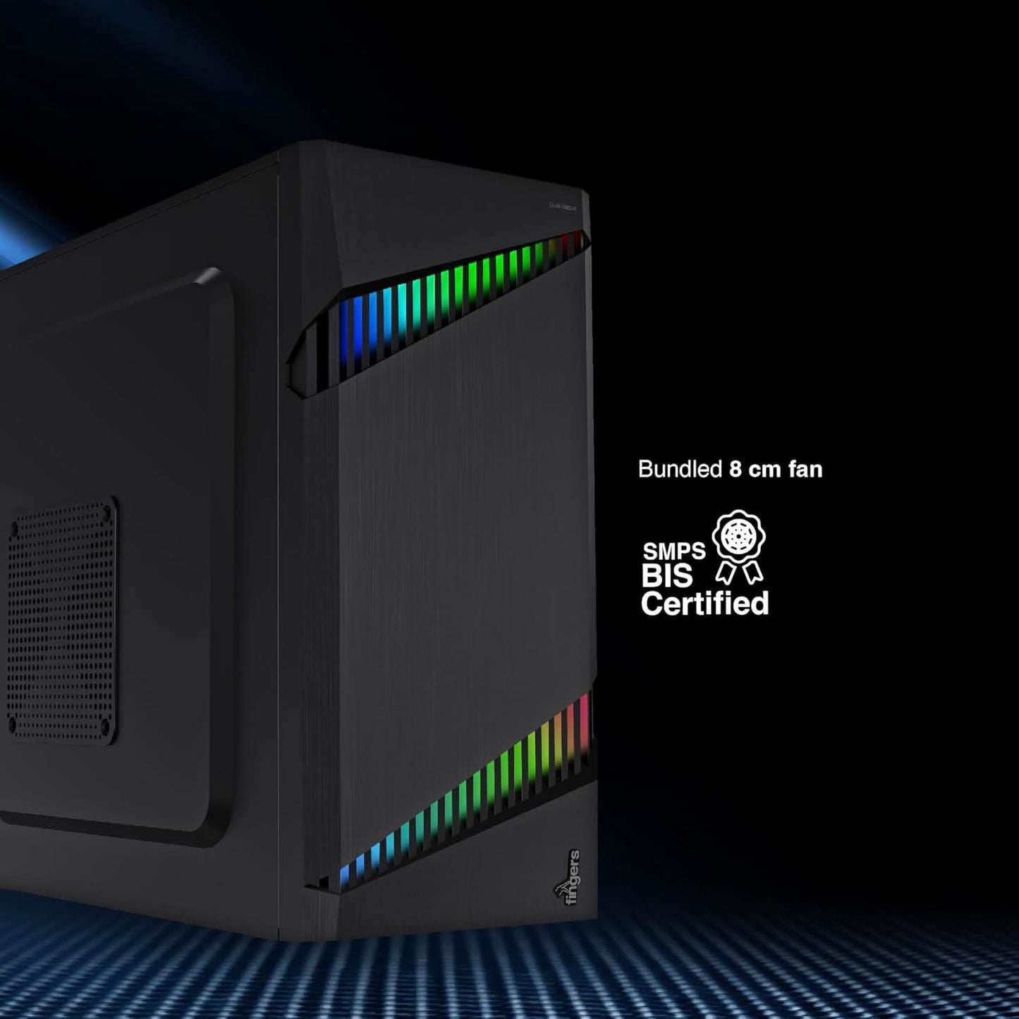 FINGERS Dual-Dazzle Micro ATX PC Cabinet