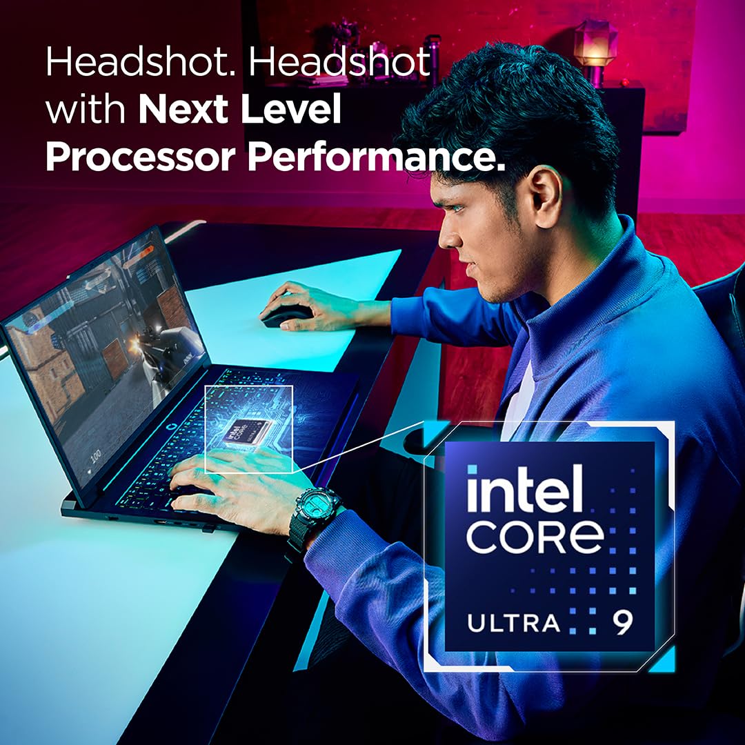 Lenovo Legion Pro 7 2025 Intel Core Ultra 9 275HX | NVIDIA RTX 5080 16GB (32GB RAM/1TB SSD/WQXGA OLED/240Hz/16 (40.6cm)/Windows 11/Office 2024+AI Now/Black/2.5Kg), 83F500D9IN AI Powered Gaming Laptop