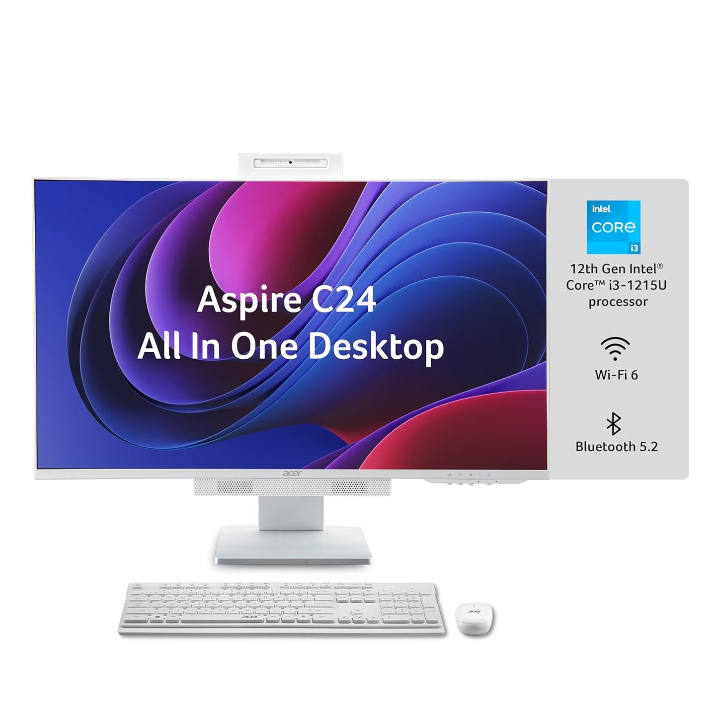 ASPIRE C24/CORE I3-1215U /16GB/512GB/5MP/WIN11/MSO/WHITE