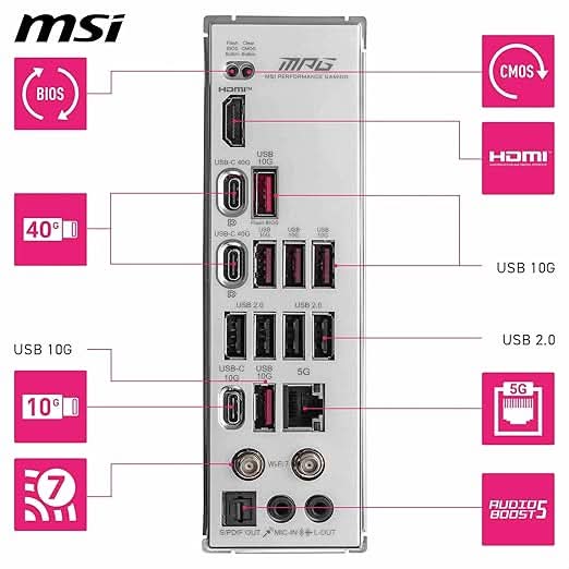 MSI MPG X870E Edge TI WiFi Motherboard