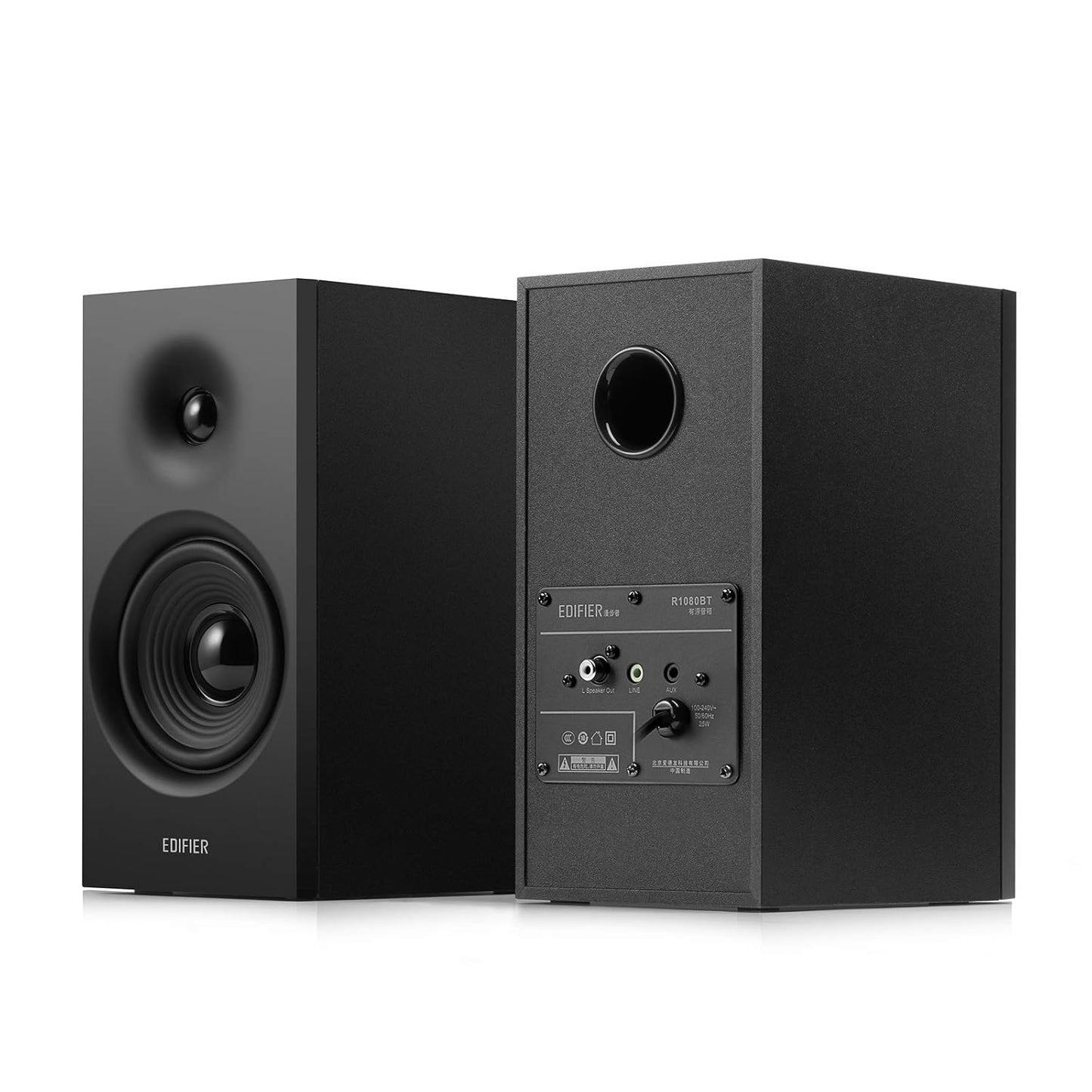 EDIFIER R1080BT BLUETOOTH BOOKSHELF SPEAKER BLACK