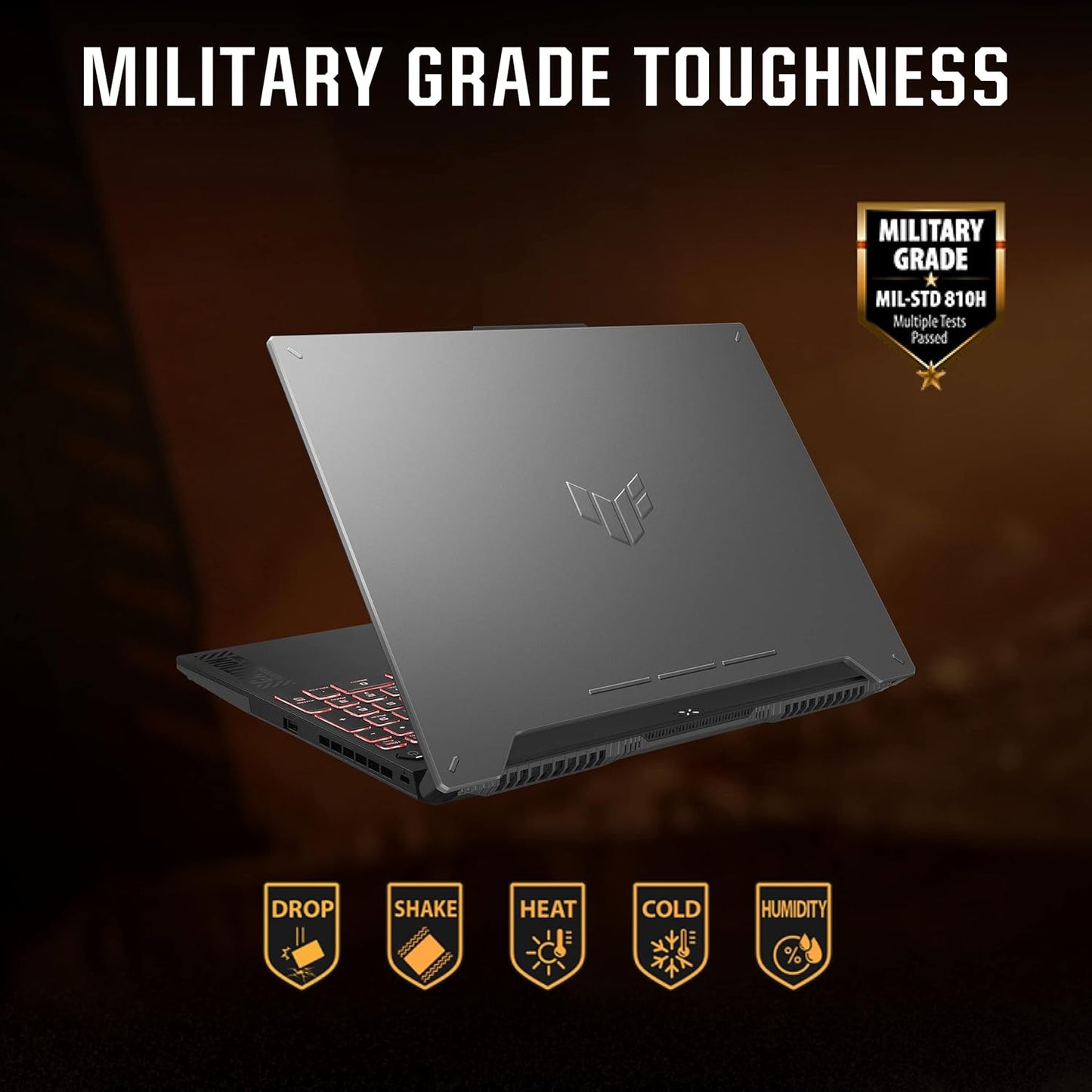 ASUS 2023- TUF F15 FX507VV-LP287W [CI7-13620H 13TH GEN/16GB/512GB SSD/WIN11 HOME/15.6 INCH/8GB-RTX4060 GRAPHICS /1 YEAR(S)/GREY]