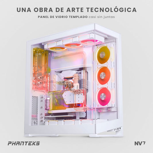 Phanteks NV7 Showcase Full-Tower Chassis (PH-NV723TG_DMW01), Matte White