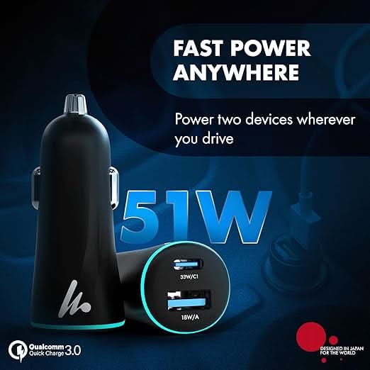 Wozoyo PD 51W Car Charger , Series 1