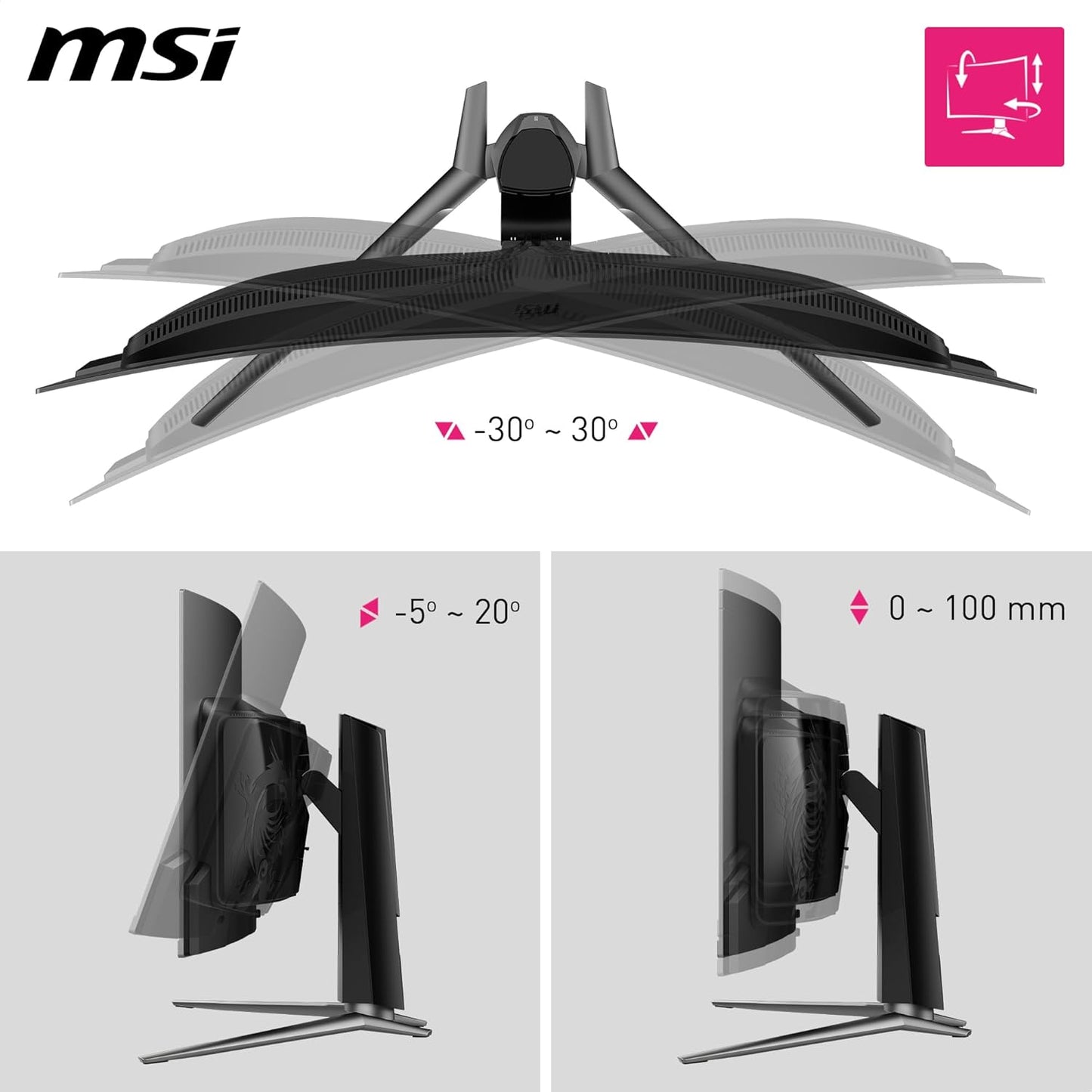 MSI MPG 341CQPX QD-OLED 34 INCH 2K UWQHD CURVED GAMING MONITOR