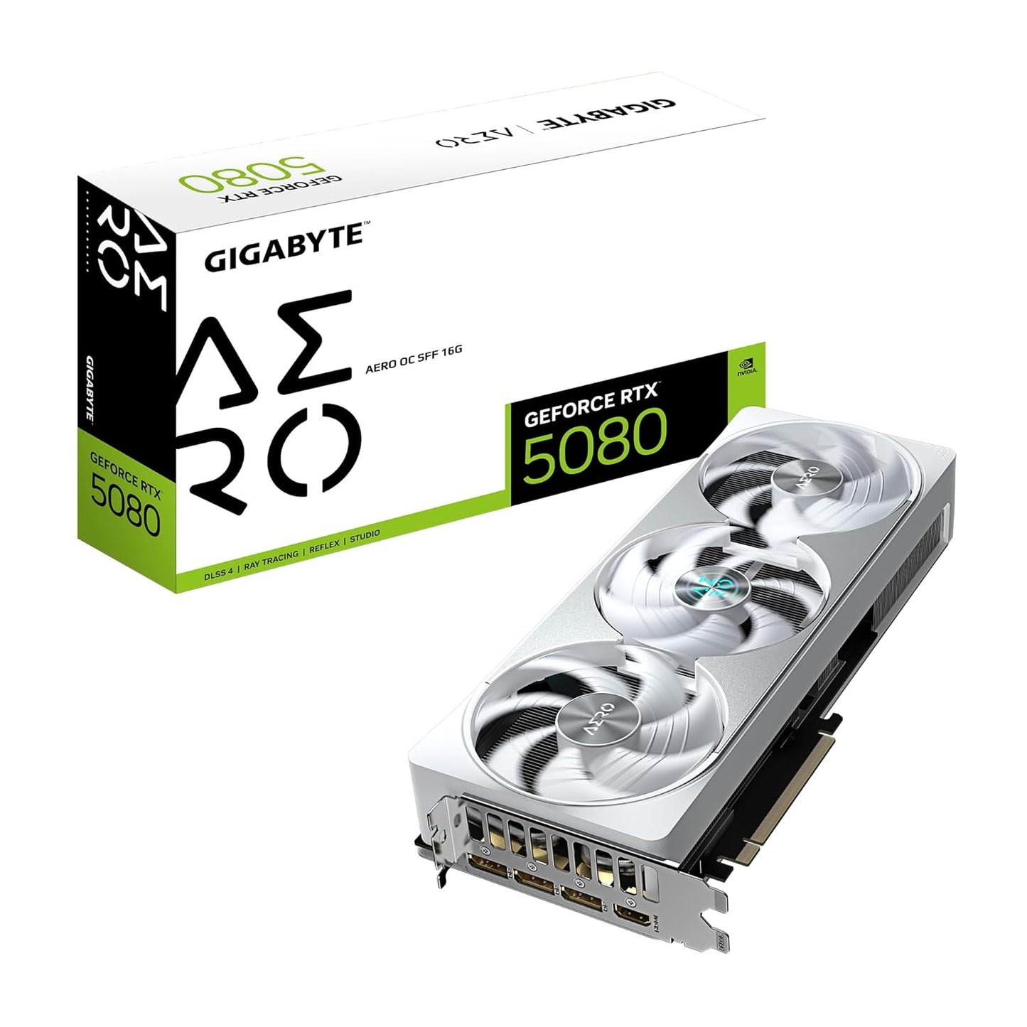 GIGABYTE GV-N5080AERO OC-16GD GeForce RTX 5080 AERO OC 16GB Graphic Card