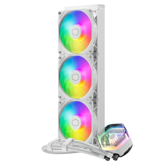 COOLER MASTER MASTERLIQUID 360 ATMOS 360MM CPU LIQUID COOLER WHITE (MLX-D36M-A25PZ-RW)