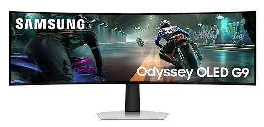Samsung 49 Inch Odyssey OLED G9 Curved Gaming Monitor LS49DG910SWXXL
