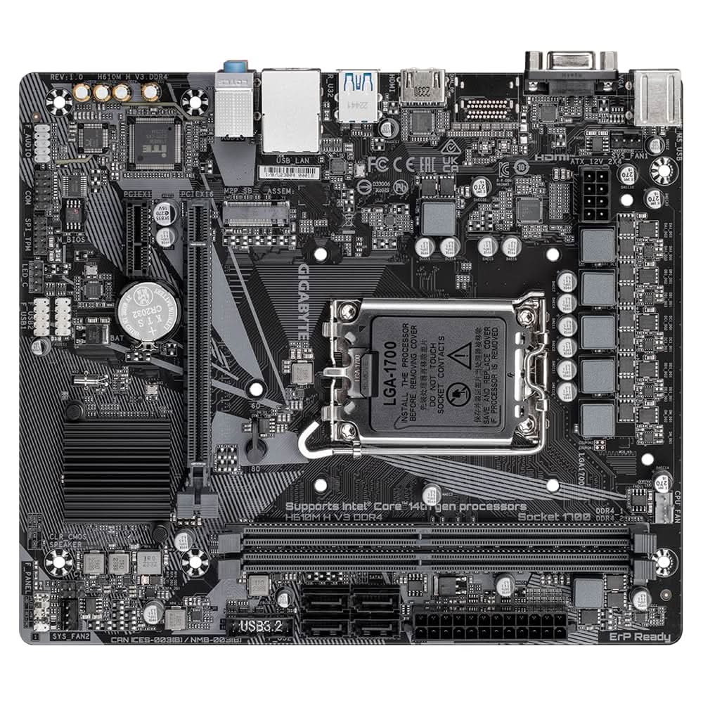 GIGABYTE H 610 MH V3 DDR4 Micro ATX